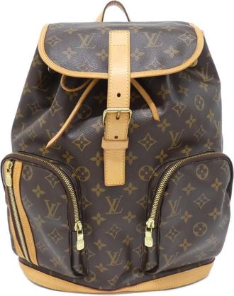 Louis Vuitton Brown Coated Canvas Backpack (Pre-Owned)