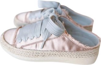 J/Slides Womens Henlen Slip-On Mule Sneaker In Beige