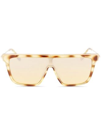 Victoria Beckham square-frame sunglasses - Brown