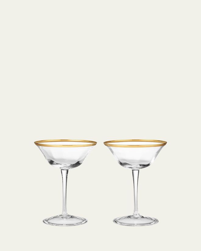 Sophia Clear Coupe Glasses