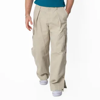 Burberry Wide Leg Cotton Cargo Trousers, Brand Size 52 (Waist Size 35.8)