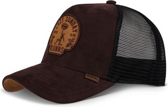Djinns Mens HFT Trucker Cap - Coffee 32835 (Straight, Customized Normal, Solid, Classic, Machine Wash, Adult)