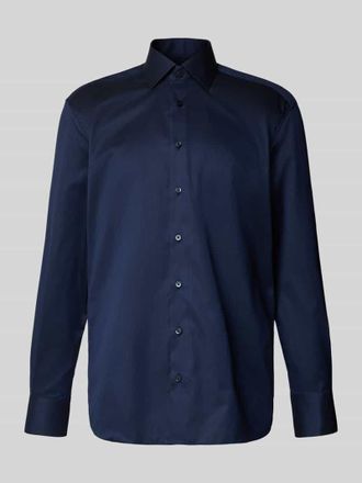 Eterna Regular Fit Business-Hemd mit Kentkragen in Marine, Gr&ouml;&szlig;e 42