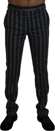Bencivenga Checke Slim Fit Men Mens Pants