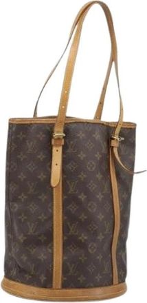 Louis Vuitton Pre-owned Bucket GM Schoudertas - Dames - Vintage Tas - Bruin - ONE Size - Leer - Vintage