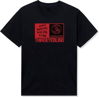 ANTI SOCIAL SOCIAL CLUB Mens 3eb Tee, Black, Medium