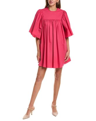Red Valentino Red Valentino Gathered Mini Dress
