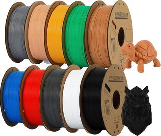 OEM Filamento Para Impresora 3d, 1,75 Mm De Di&aacute;metro, 300 M De Longitud, 10 Rollos, Color Surtido