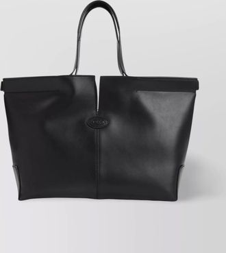 Tod's leather shoulder bag detachable pouch