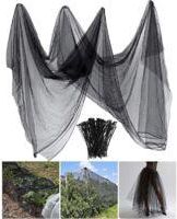 OEM Rete Antizanzare, Antimosche E Antiuccelli - Barriera Di Protezione Per Piante E Piante Da Giardino (2,4 M X 10 M, Nera) - Crezuo