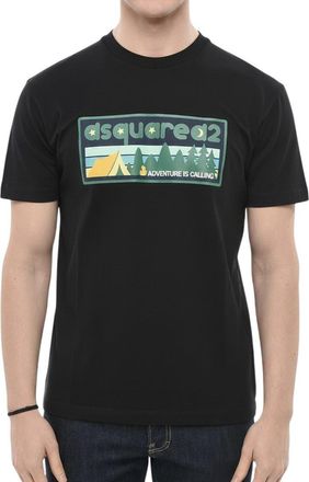 Dsquared2 Black Regular Logo T-Shirt