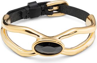 UNOde50 Blue Crystal Chandelier Buckle Bracelet