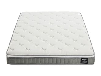 VENTE-UNIQUE.COM Colch&oacute;n cl&aacute;sico tela blanco