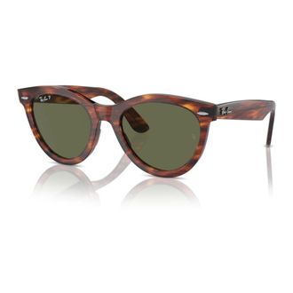 Ray-Ban Klassieke Havana Groene Zonnebril RB 2241 - unisex - Zonnebrillen - Bruin - 51 MM - Accessoires