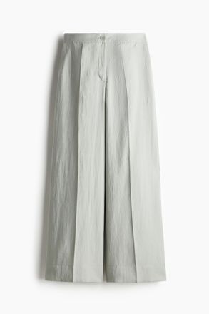 H&M Weite elegante Hose - Helles Salbeigr&uuml;n