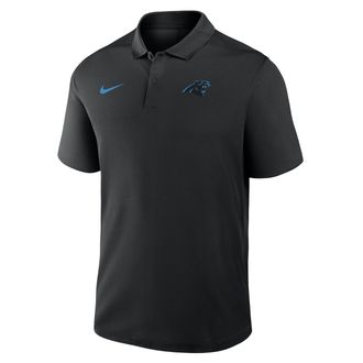 Nike Carolina Panthers Logo Victory Nike Mens Dri-FIT NFL Polo in Black | 035800A9D-R0T