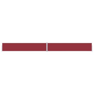 Berkfield Home Patio Retractable Side Awning 170x1200 cm Red