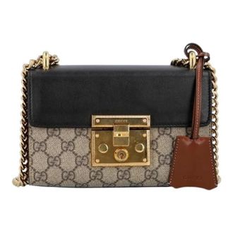 Gucci Pre-owned Cross Body Bags, female, Multicolor, Size: ONE SIZE Pre-owned Padlock Shoulder Bag