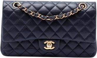 Chanel Borsa a spalla Pre-owned Classic Double Flap - - Pre-owned - Donna - Blu - ONE SIZE