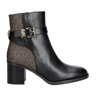 Michael Kors Schoenen, Dames, Zwart, 40 EU, Leer, Rachel Heeled Bootie
