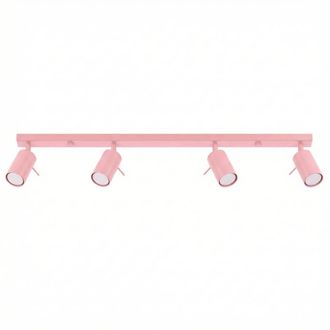 Sollux Lighting Plafone rosa acero alt. 16 cm