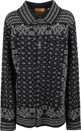 Guest In Residence Wild Rag Intricate Bandana-Patterned Cashmere Shirt