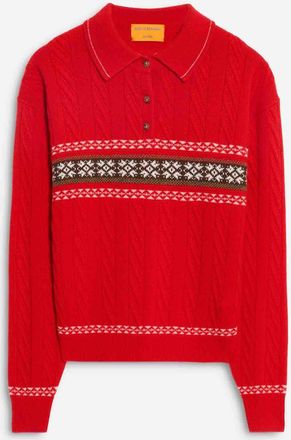 Guest In Residence Polo Collegiate Sweater