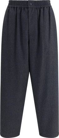 Giorgio Armani Virgin Wool Flannel Pants