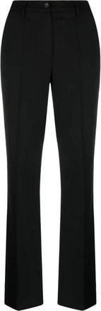 P.A.R.O.S.H. Liliu Broek - Dames - Wijde Broeken - Zwart - XS - Wol - Broeken