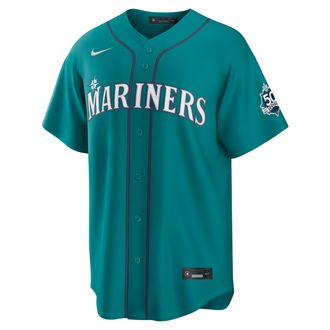 Nike Cal Raleigh Seattle Mariners Nike Mens MLB Stadium Jersey in Green | RE260IEVMV9-BMY