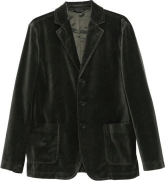 Aspesi Blazer con applicazione - Verde
