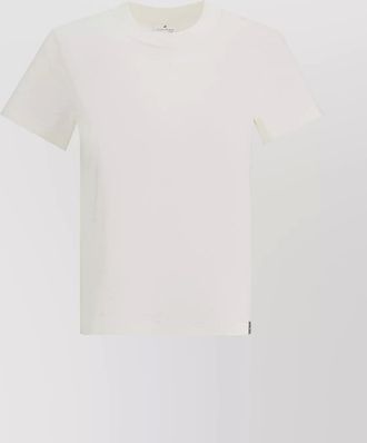 Courr&egrave;ges ribbed slim-fit cotton t-shirt