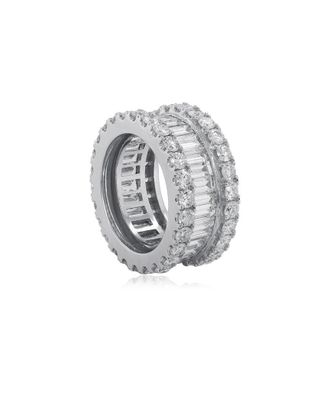 Diana M. Jewels Fine Jewelry 18K 8.00 Ct. Tw. Diamond Eternity Ring