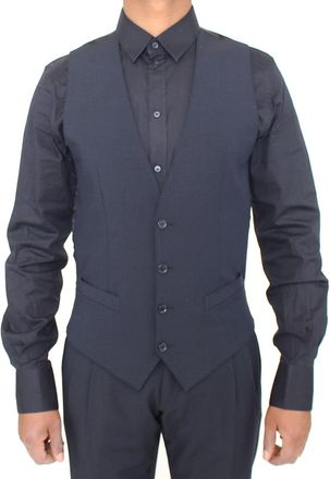 Dolce & Gabbana Wool Formal Dress Vest