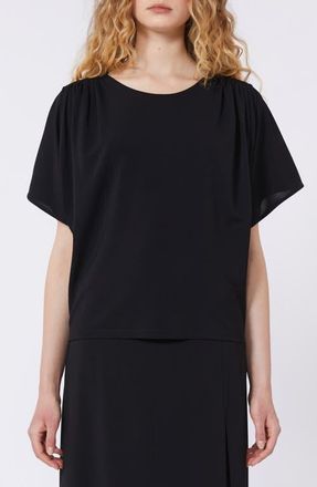 Max Mara Giostra Jersey Top in Black at Nordstrom, Size X-Small