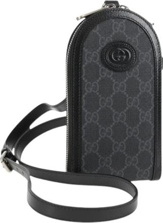 Gucci Pre-owned Vintage Schoudertas - Dames - Vintage Schoudertas - Zwart - ONE Size - Leer - Vintage