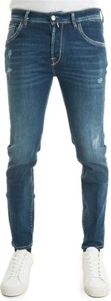 Jacob Cohen Slim-Fit Denim Jeans - Heren - Slim Fit Jeans - Blauw - W40 - Denim - Jeans