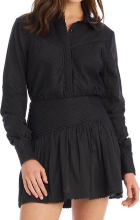 Allison New York Dina Mini Skirt In Black