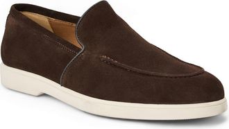 Bruno Magli Etna Suede Loafer in Brown Suede at Nordstrom Rack, Size 11.5