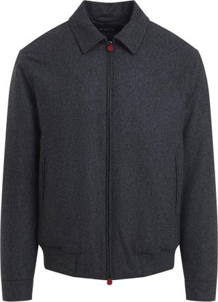Kiton Dark Grey Zip Up Jacket