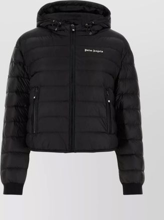 Palm Angels down hooded puffer jacket
