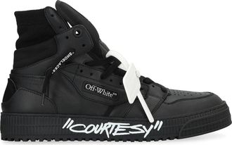 Off-white Schoenen, Heren, Zwart, 42 EU, Leer, 3.0 Off Court Courtesy Sneakers