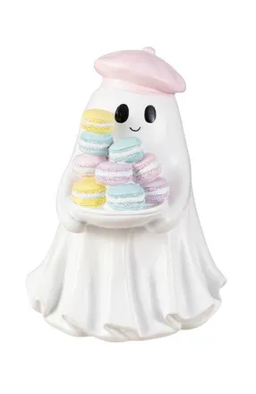 Glitzhome Halloween Resin Witch Ghost Table Decor in Pink at Nordstrom, Size Small