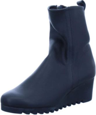 Arche Schoenen, Dames, Blauw, 38 EU, Zwarte dameslaarzen, weerbestendig en stijlvol