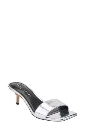 Marc Fisher Sidnee Sandal in Silver at Nordstrom, Size 8.5
