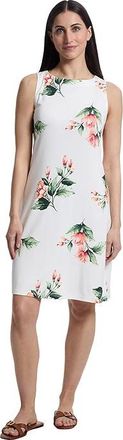 Tommy Bahama Darcy Florentina Flourish Dress Womens Dress White : LG (US 12-14), Modal/Nylon/Spandex