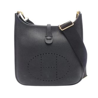 Herm&egrave;s Pre-owned Vintage Crossbody Bag - Dames - Pre-owned - Zwart - Maat: ONE Size Leer