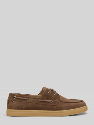 Marc O'Polo Loafer aus Verloursleder Modell KAIRO in Taupe, Gr&ouml;&szlig;e 40