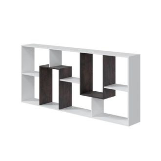 Forés Habitdesign Kawa Estanteria Blanco Artik/Oxido - 1,80 X 0,80 X 0,25 Ms