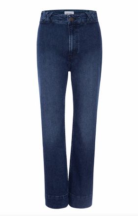 Frame Denim Womens Braided Crop Mini Boot Jean In Istanbul